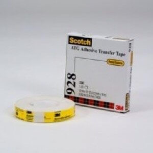 3M 928 ATG Repositionable Double Coated Tissue Tape