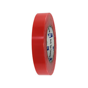Husky 165P Double Sided Polyester Tape - Red Poly Liner
