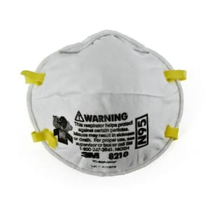 3M™ Cupped Particulate Respirator 8210, N95